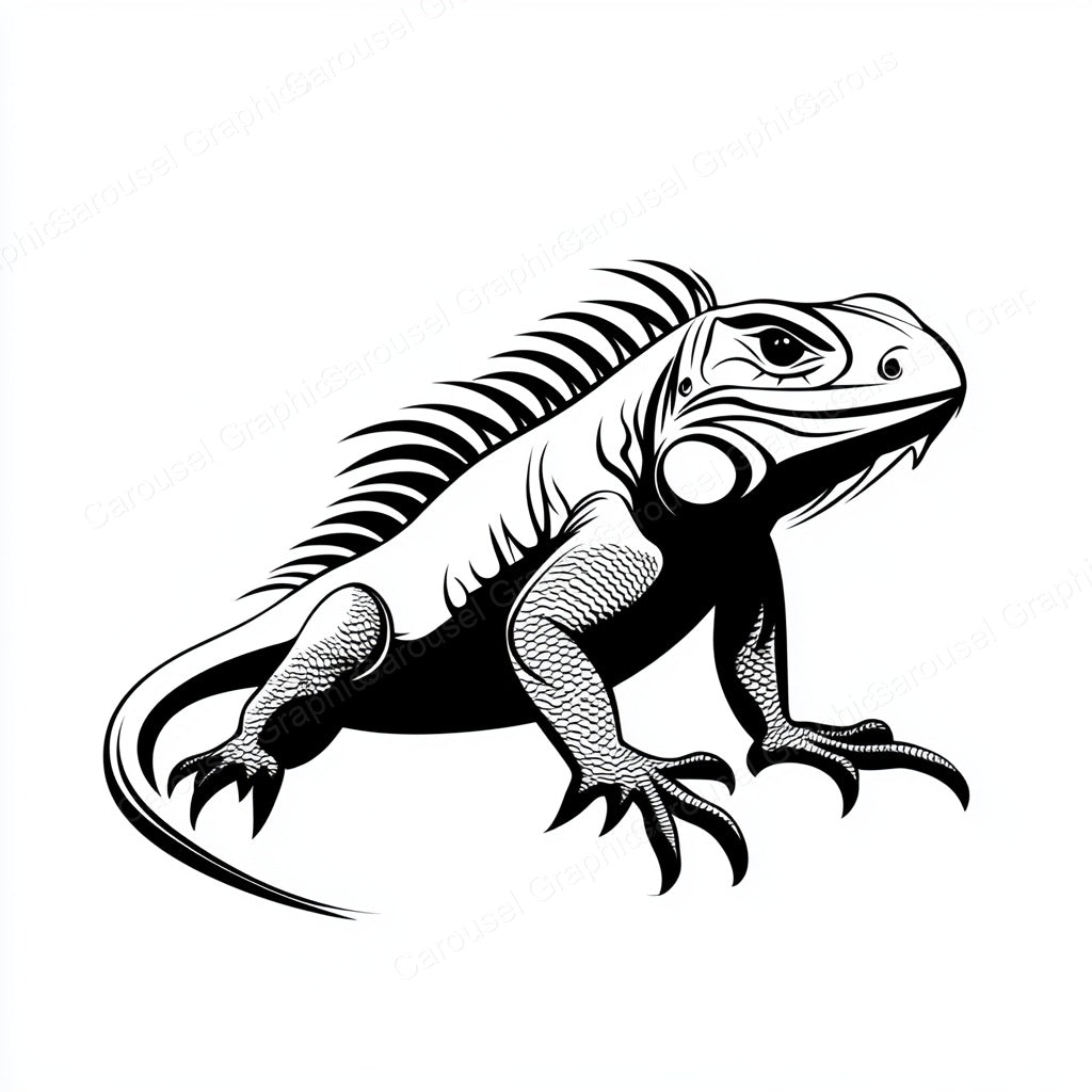 Iguana Vector Graphic preview