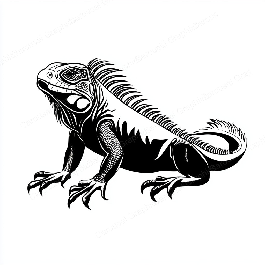 Iguana Vector Graphic preview