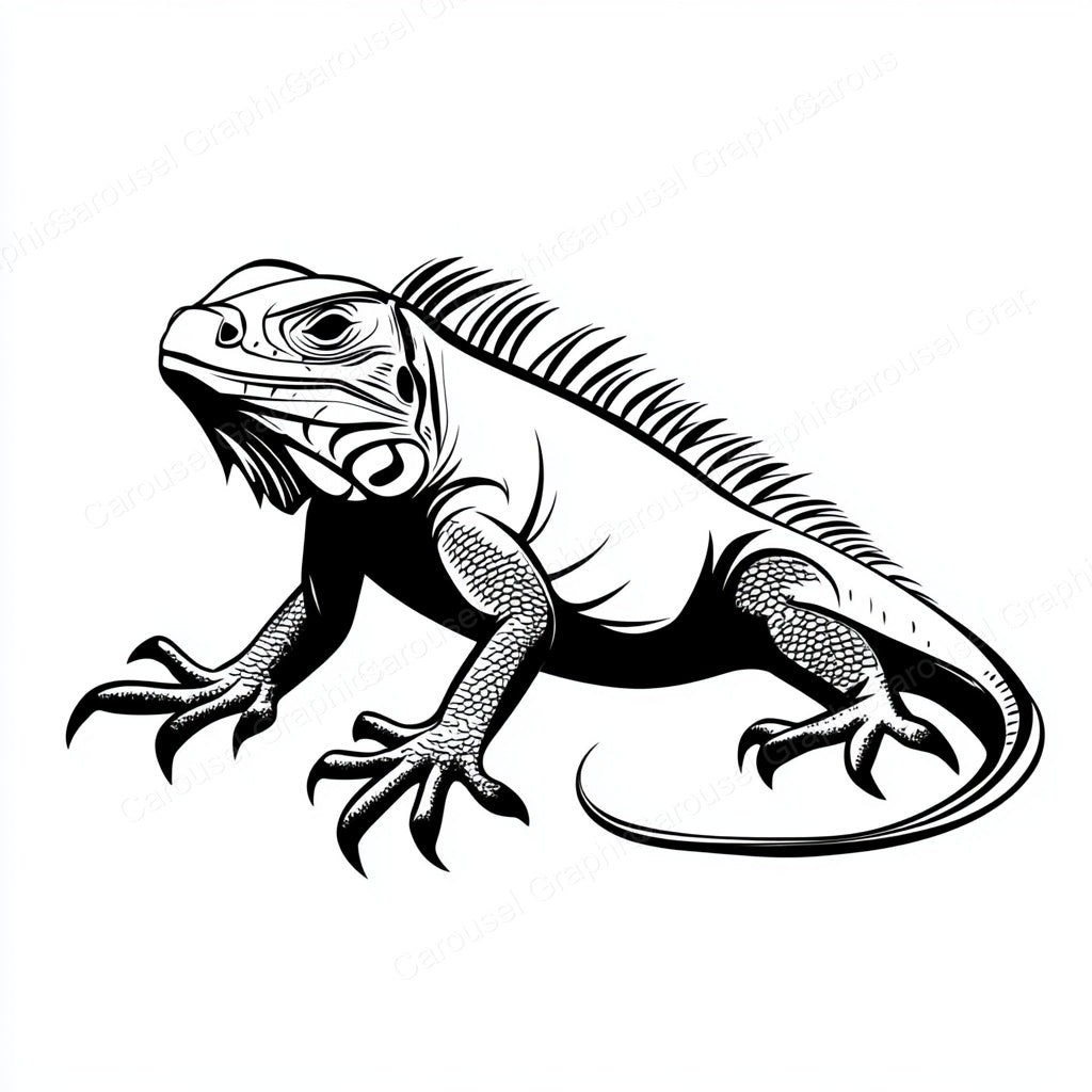 Iguana Vector Graphic preview