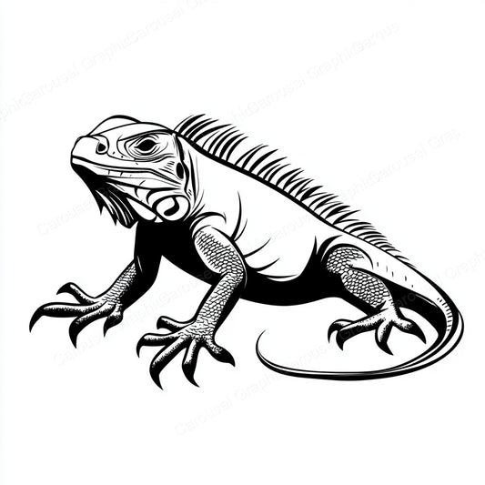 Iguana Vector Graphic preview
