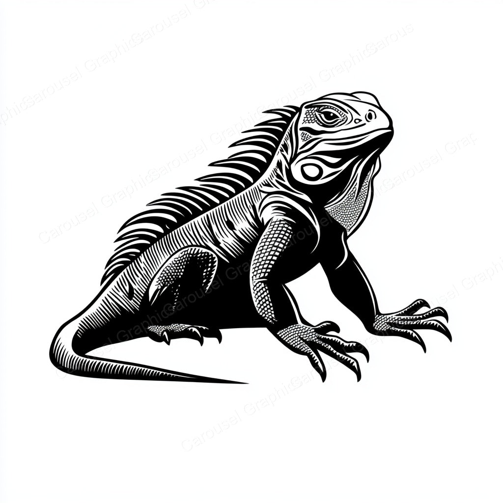 Iguana Vector Graphic preview