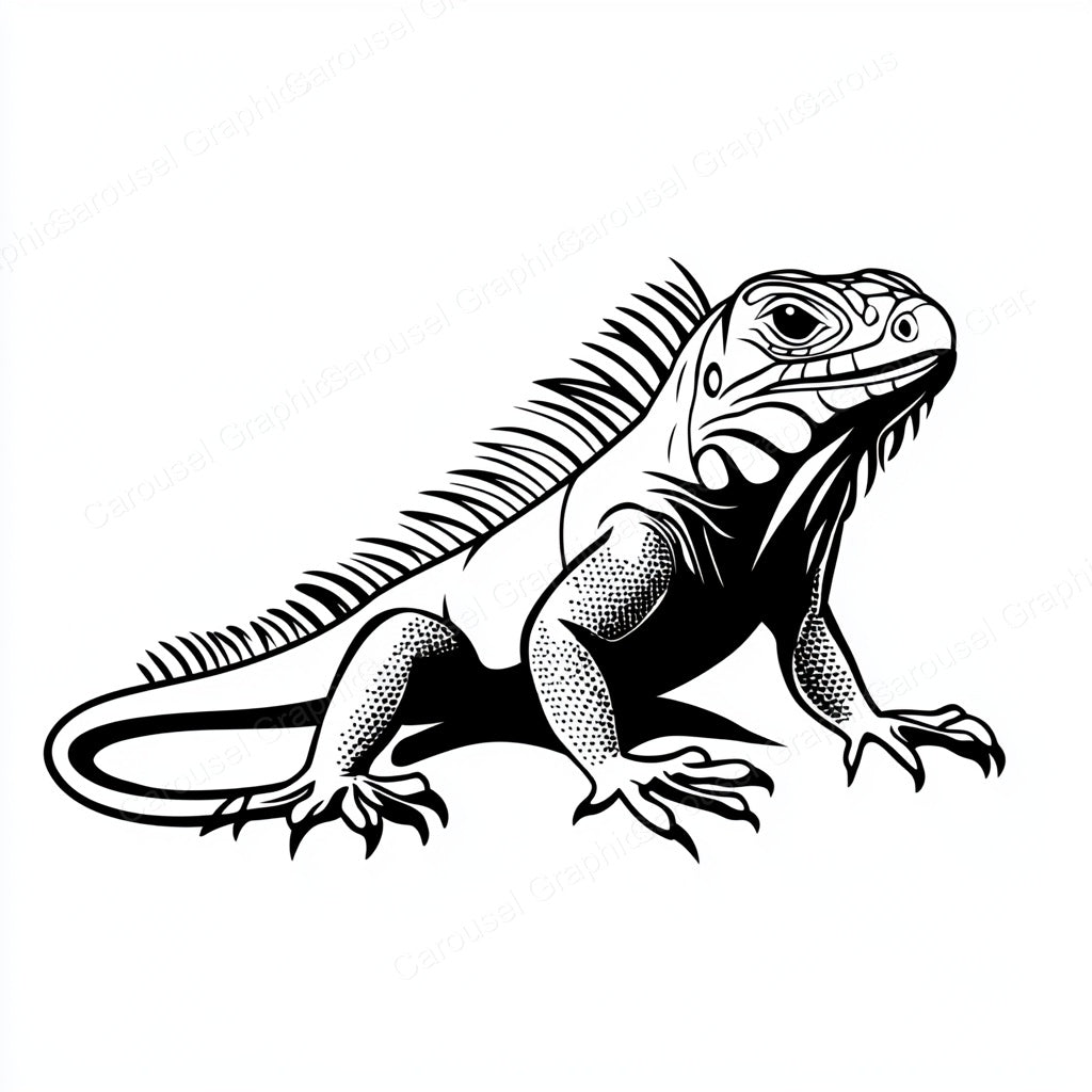 Iguana Vector Graphic preview