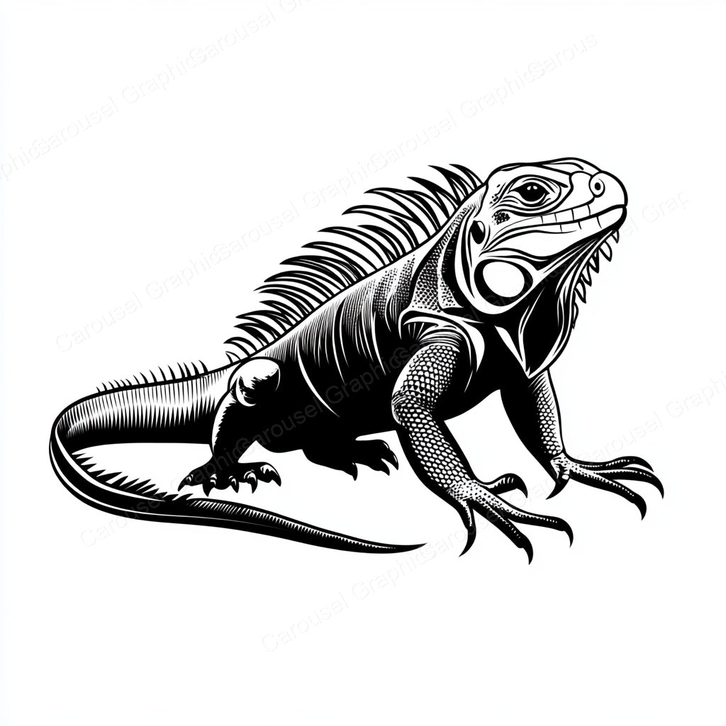 Iguana Vector Graphic preview