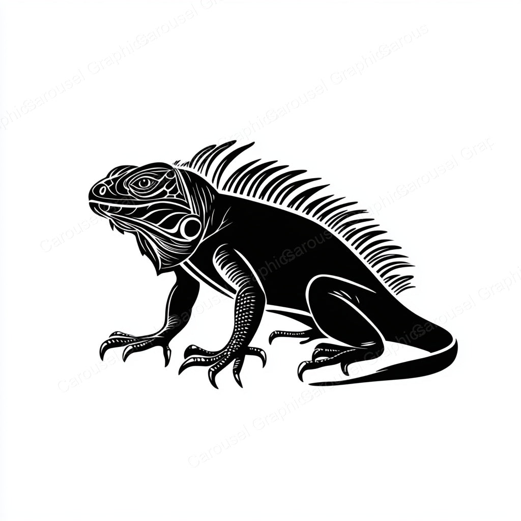 Iguana Vector Graphic preview