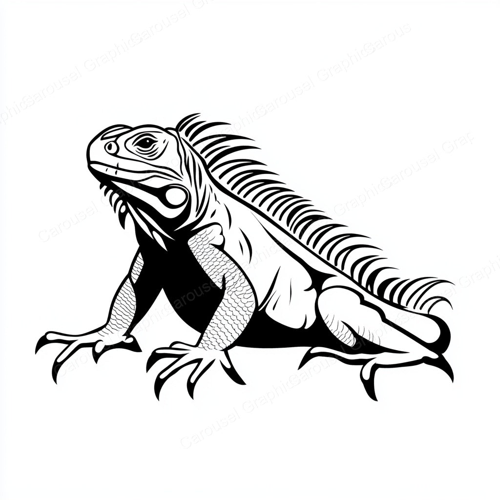 Iguana Vector Graphic preview