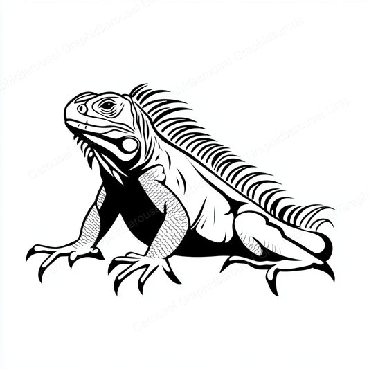 Iguana Vector Graphic preview