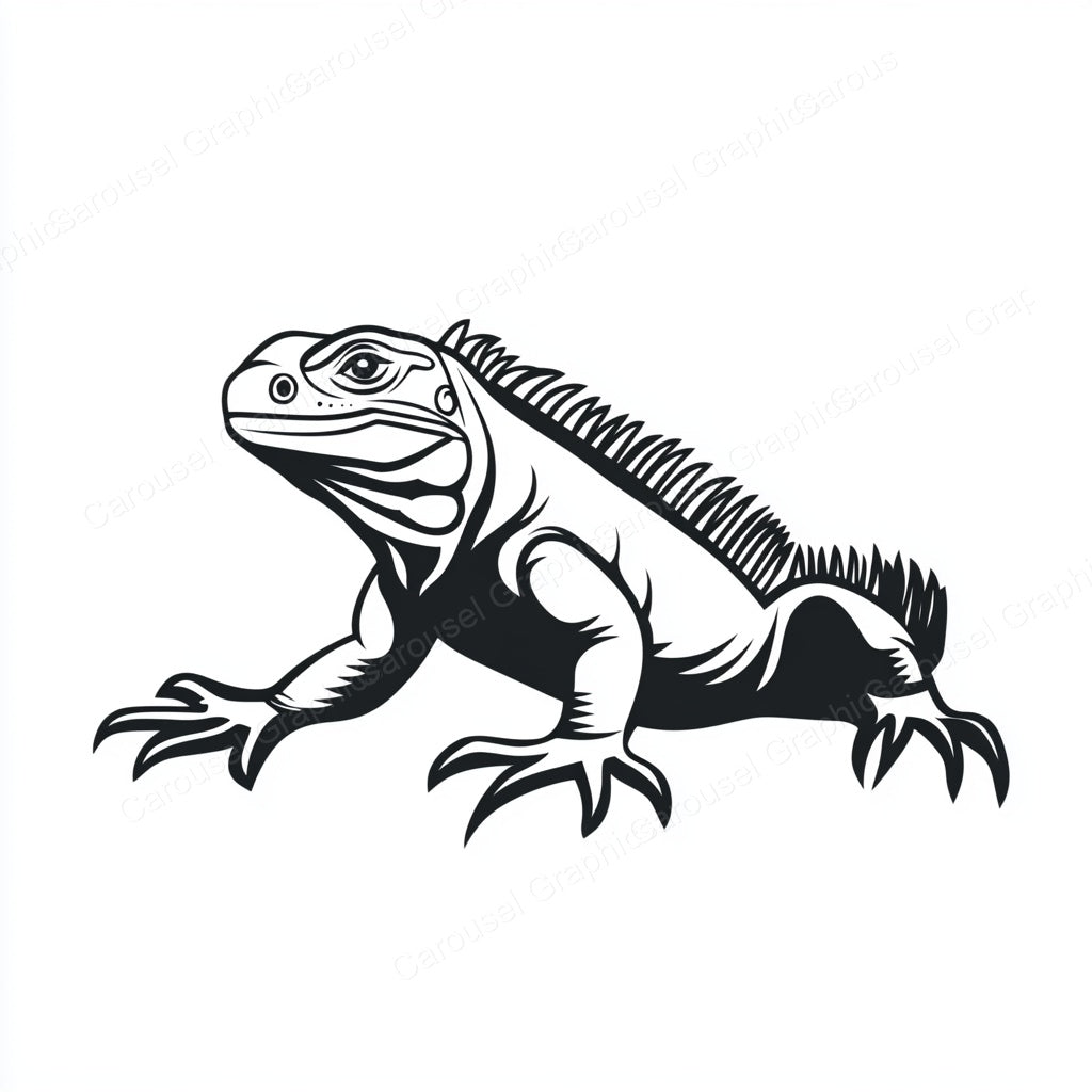 Iguana Vector Graphic preview