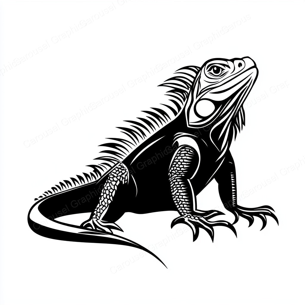 Iguana Vector Graphic preview