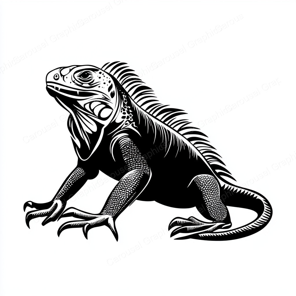 Iguana Vector Graphic preview