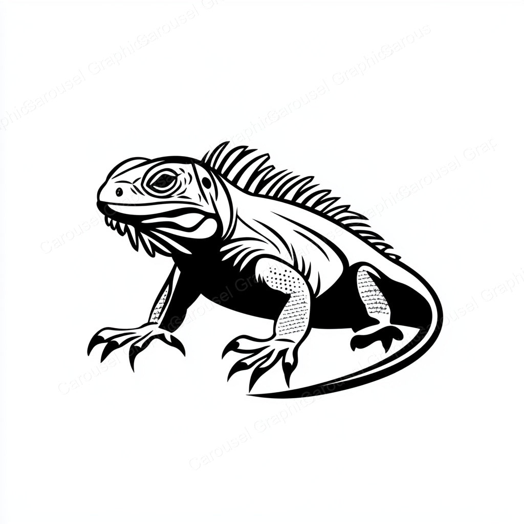 Iguana Vector Graphic preview