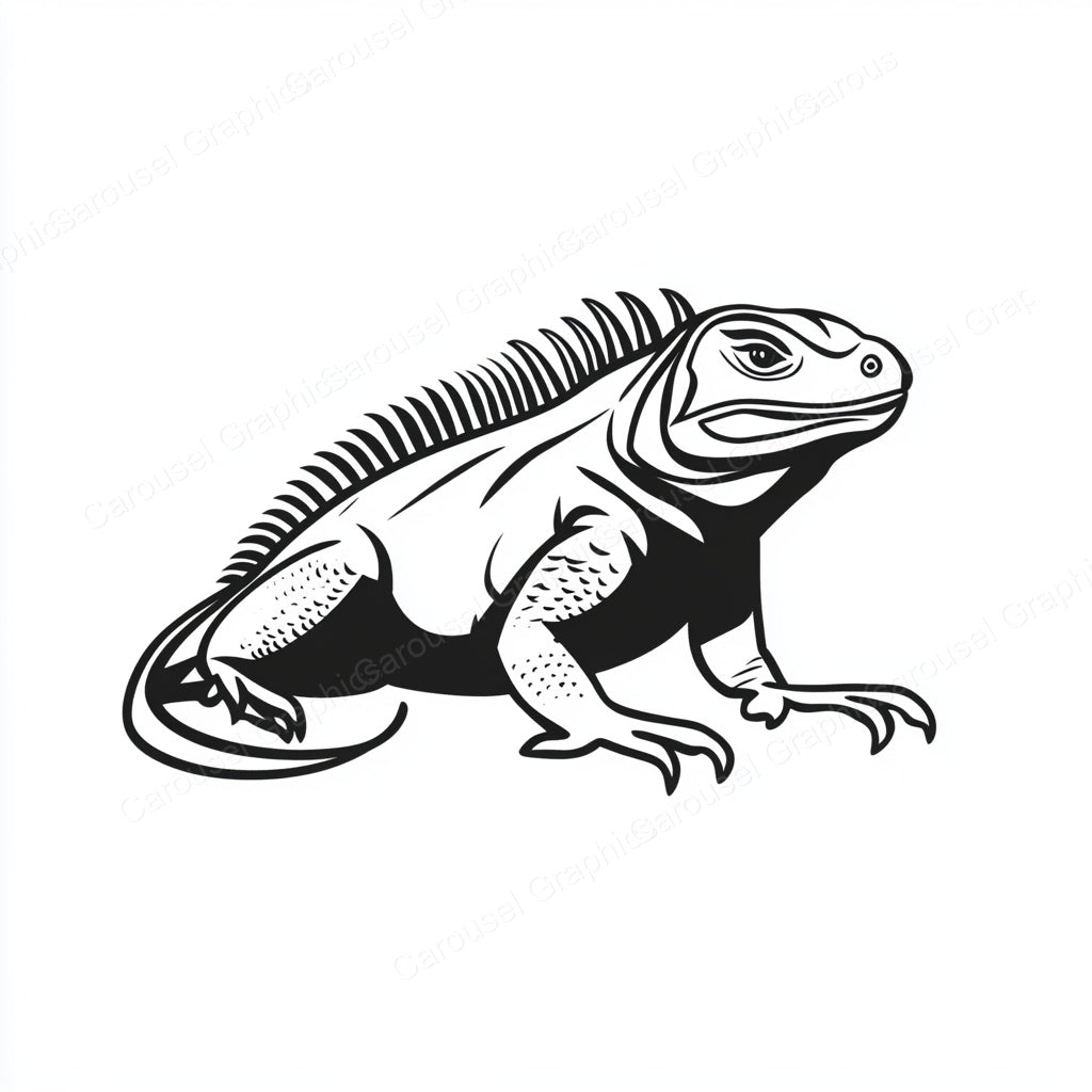 Iguana Vector Graphic preview