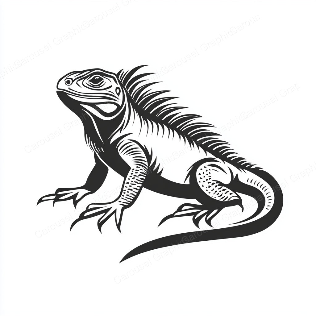 Iguana Vector Graphic preview