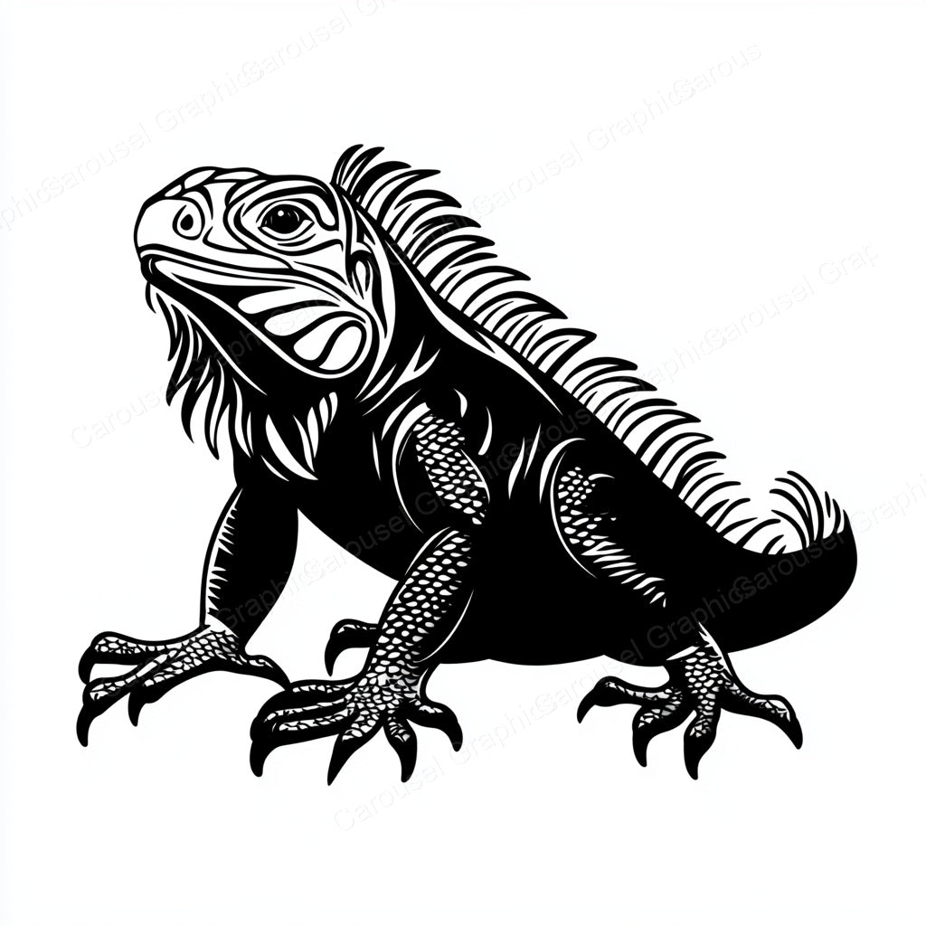 Iguana Vector Graphic preview