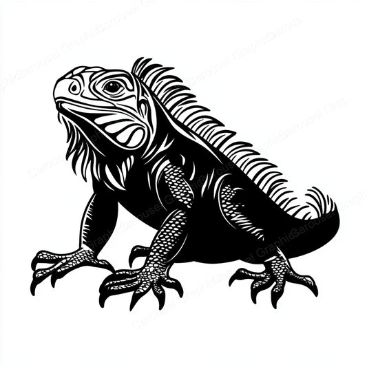 Iguana Vector Graphic preview