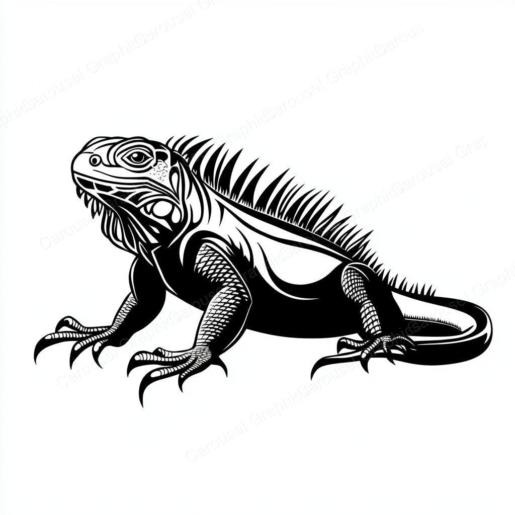 Iguana Vector Graphic preview