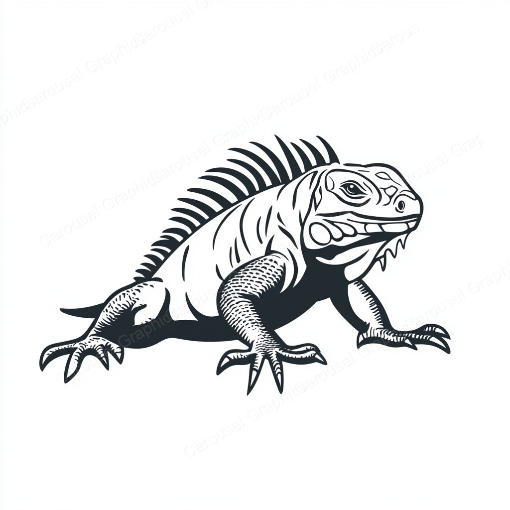 Iguana Vector Graphic preview