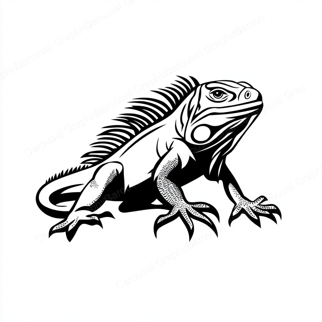 Iguana Vector Graphic preview