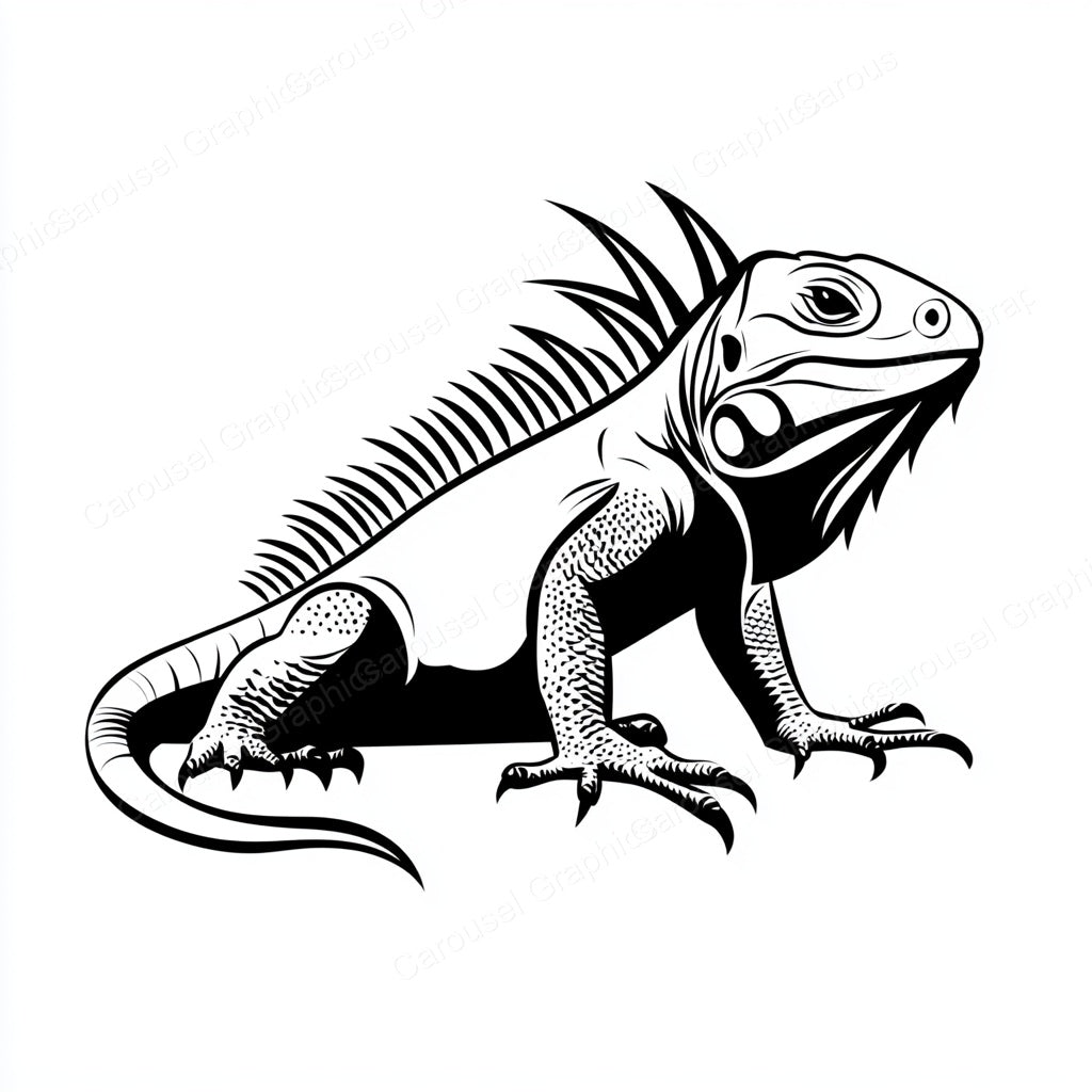 Iguana Vector Graphic preview