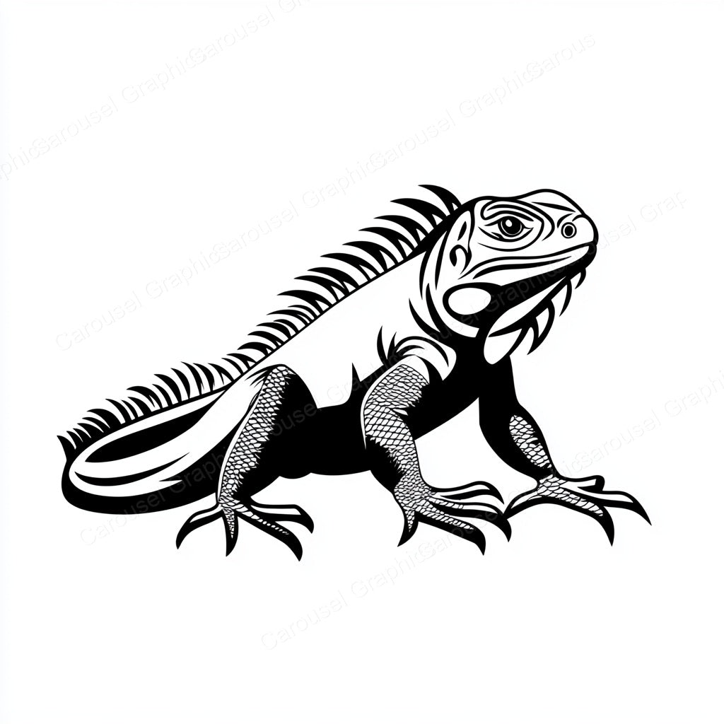Iguana Vector Graphic preview