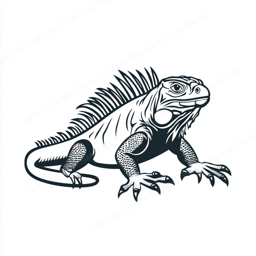 Iguana Vector Graphic preview