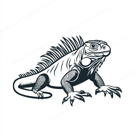 Iguana Vector Graphic preview