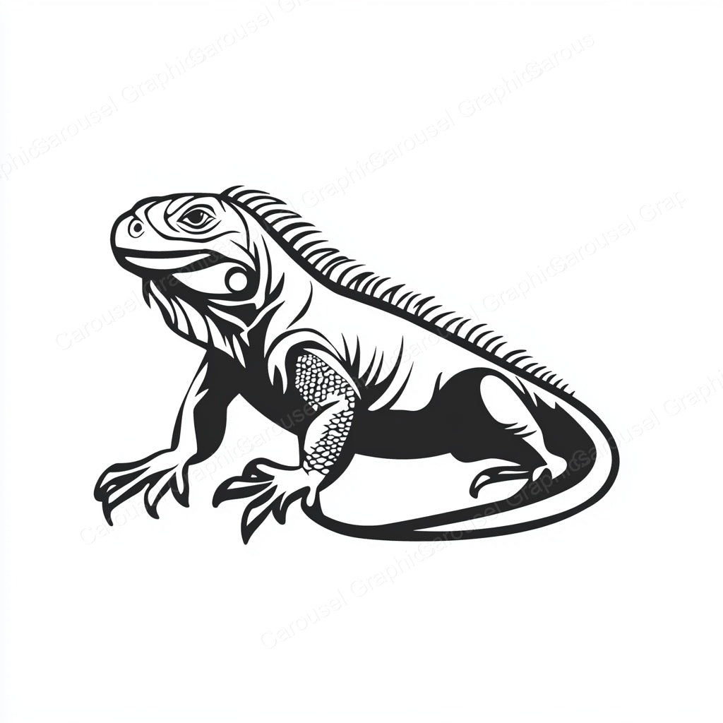 Iguana Vector Graphic preview