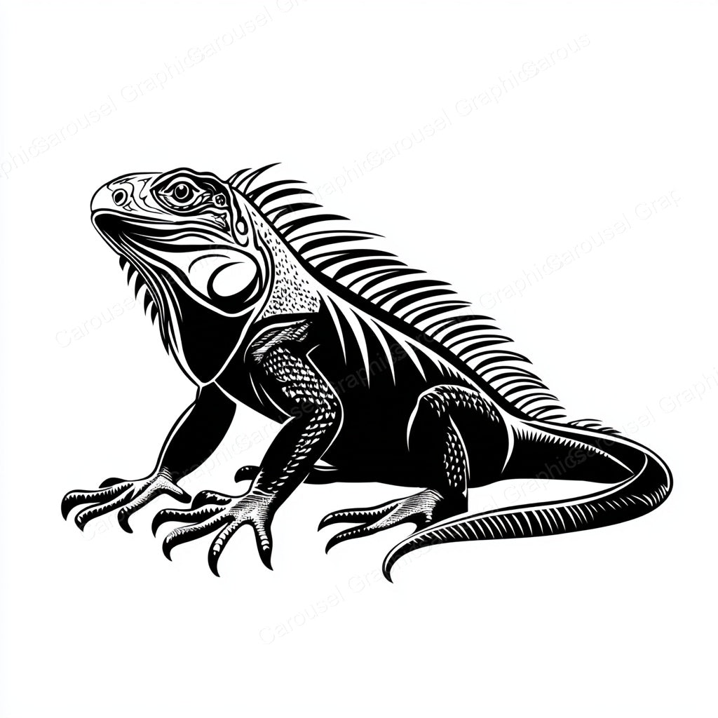 Iguana Vector Graphic preview