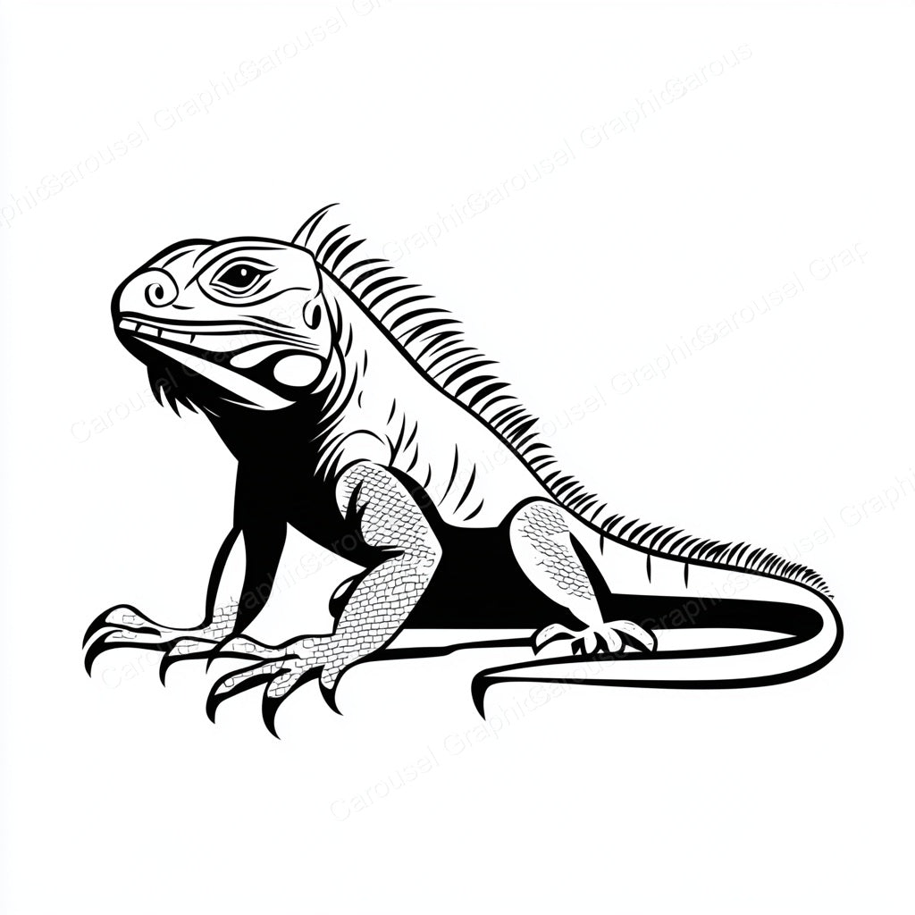 Iguana Vector Graphic preview