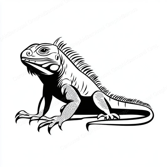 Iguana Vector Graphic preview