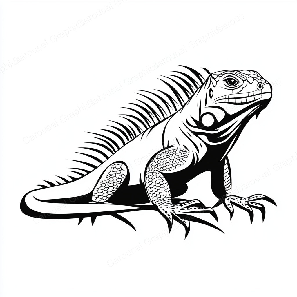 Iguana Vector Graphic preview