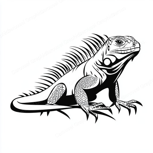 Iguana Vector Graphic preview
