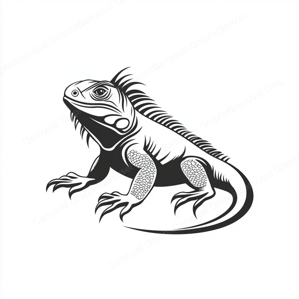 Iguana Vector Graphic preview