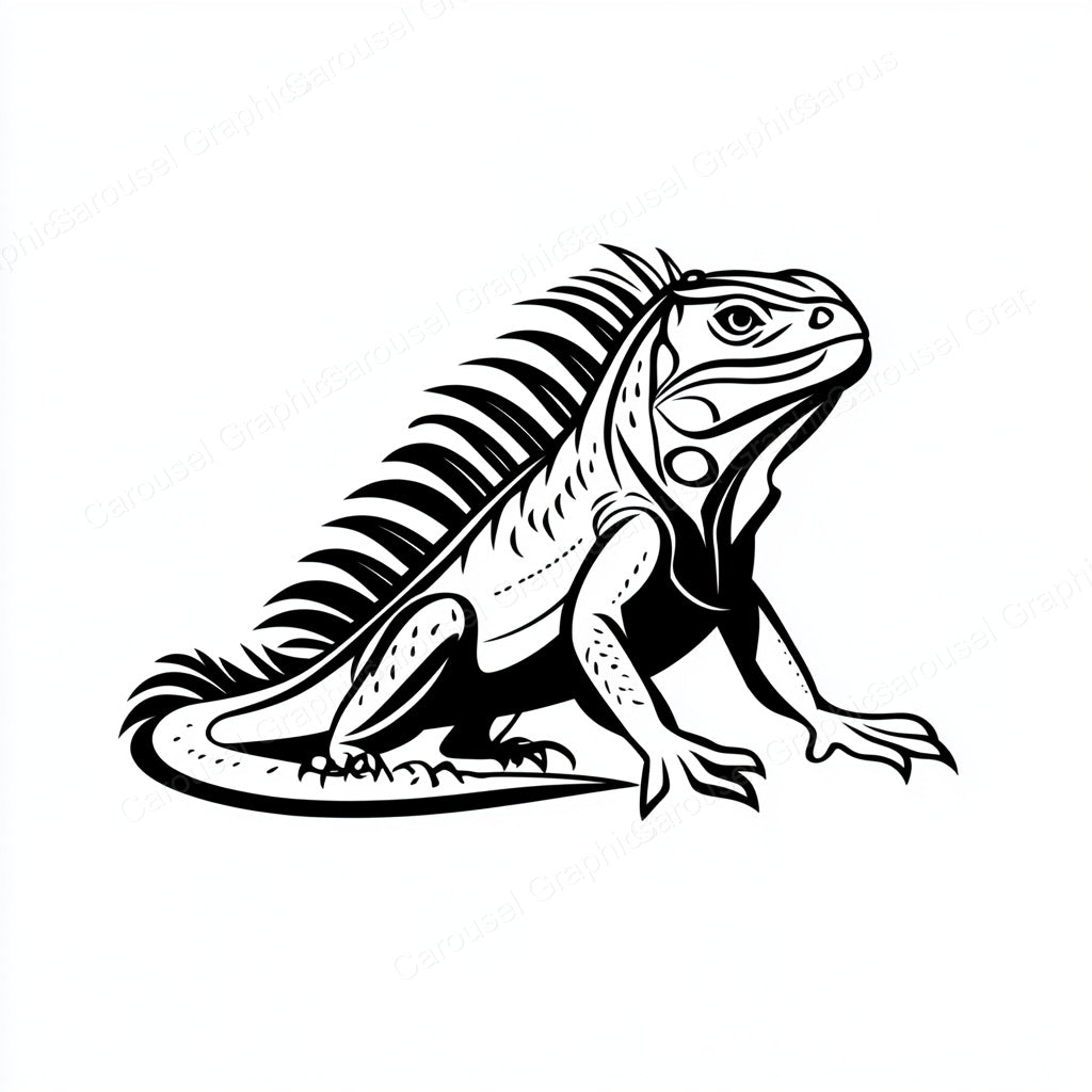 Iguana Vector Graphic preview