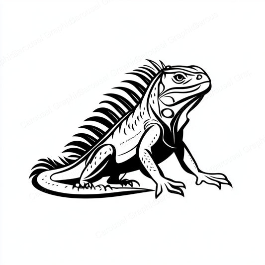 Iguana Vector Graphic preview