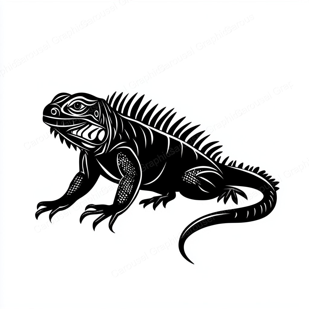 Iguana Vector Graphic preview