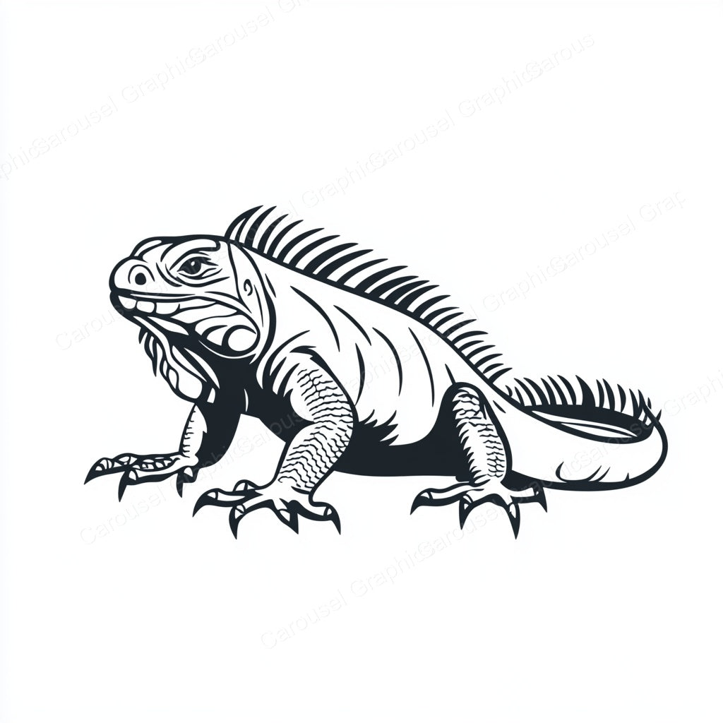Iguana Vector Graphic preview