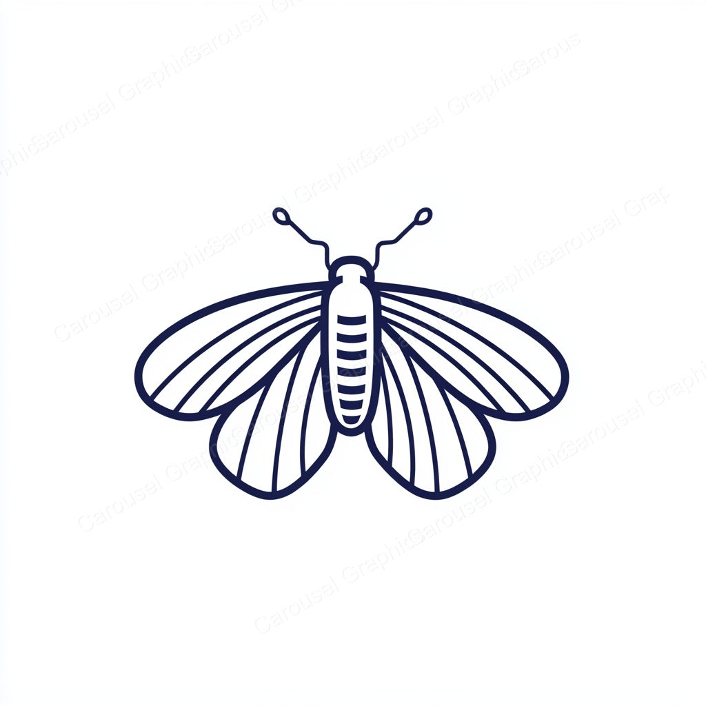 Moth Vector Graphic preview