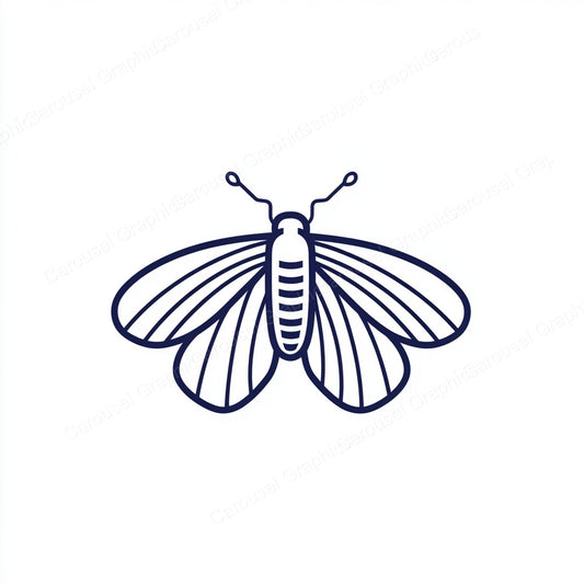 Moth Vector Graphic preview