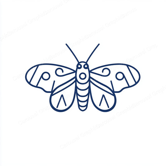 Moth Vector Graphic preview