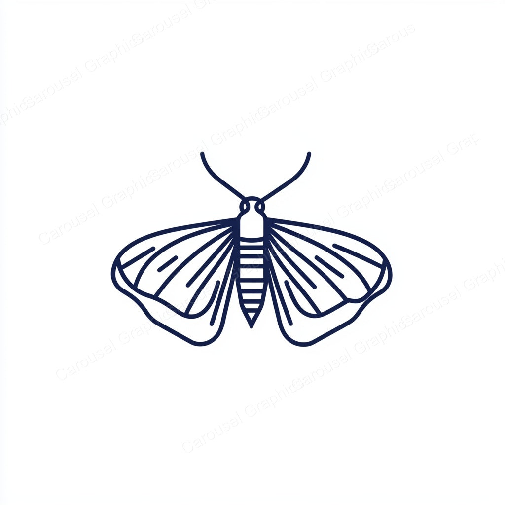 Moth Vector Graphic preview