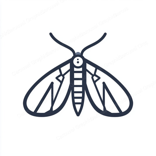 Moth Vector Graphic preview
