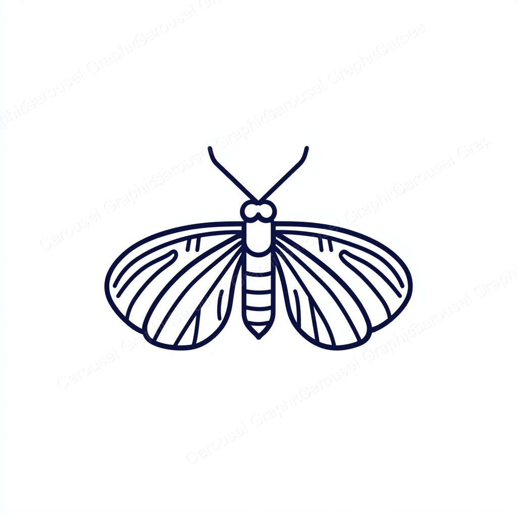 Moth Vector Graphic preview