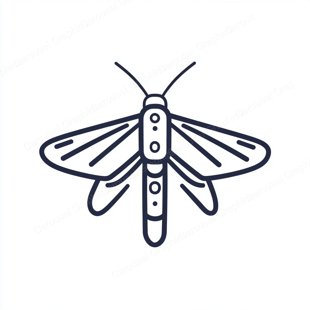 Moth Vector Graphic preview