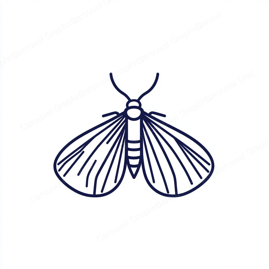 Moth Vector Graphic preview
