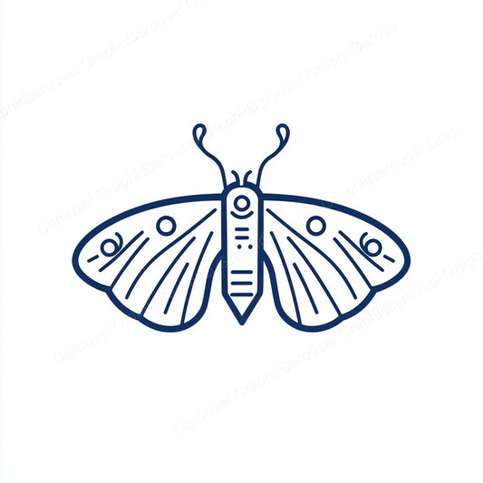 Moth Vector Graphic preview