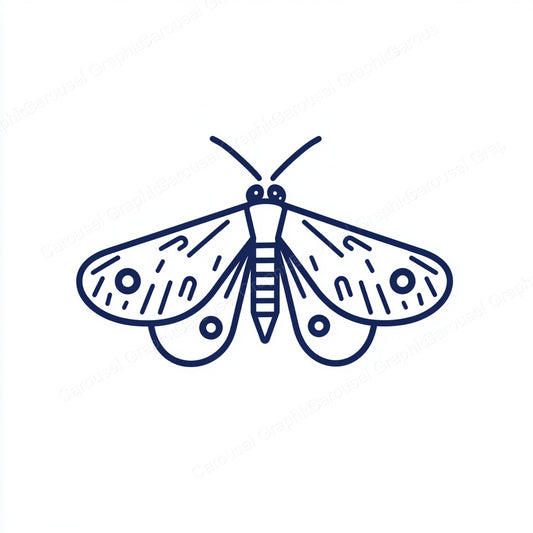 Moth Vector Graphic preview