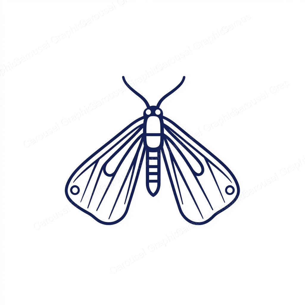 Moth Vector Graphic preview