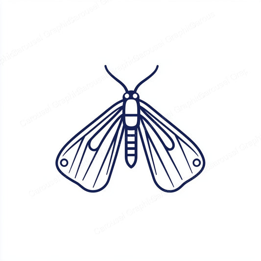 Moth Vector Graphic preview