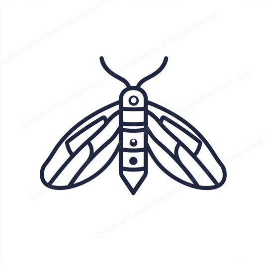 Moth Vector Graphic preview