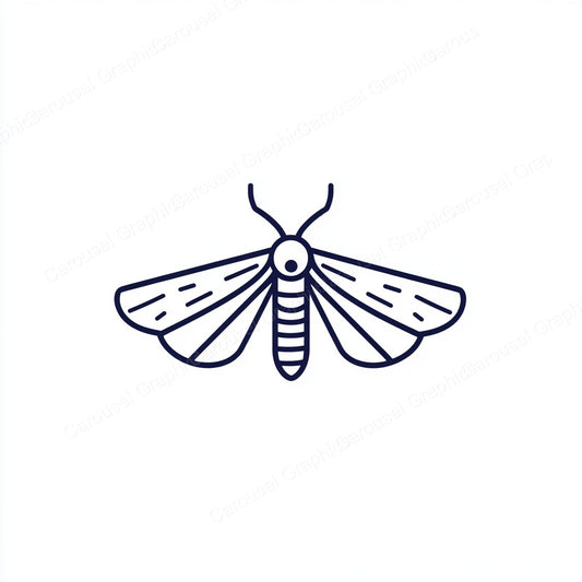 Moth Vector Graphic preview